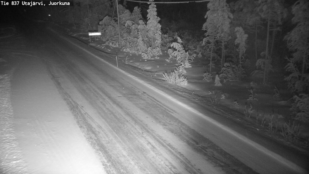 Kelikamerat Kuva Tie 837 Utajärvi, Juorkuna, Utajärvi, Pohjois-Pohjanmaa