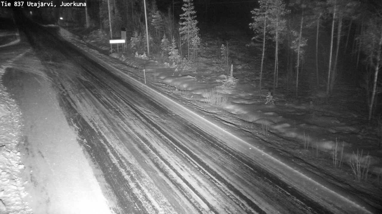 Kelikamerat Kuva Tie 837 Utajärvi, Juorkuna, Utajärvi, Pohjois-Pohjanmaa