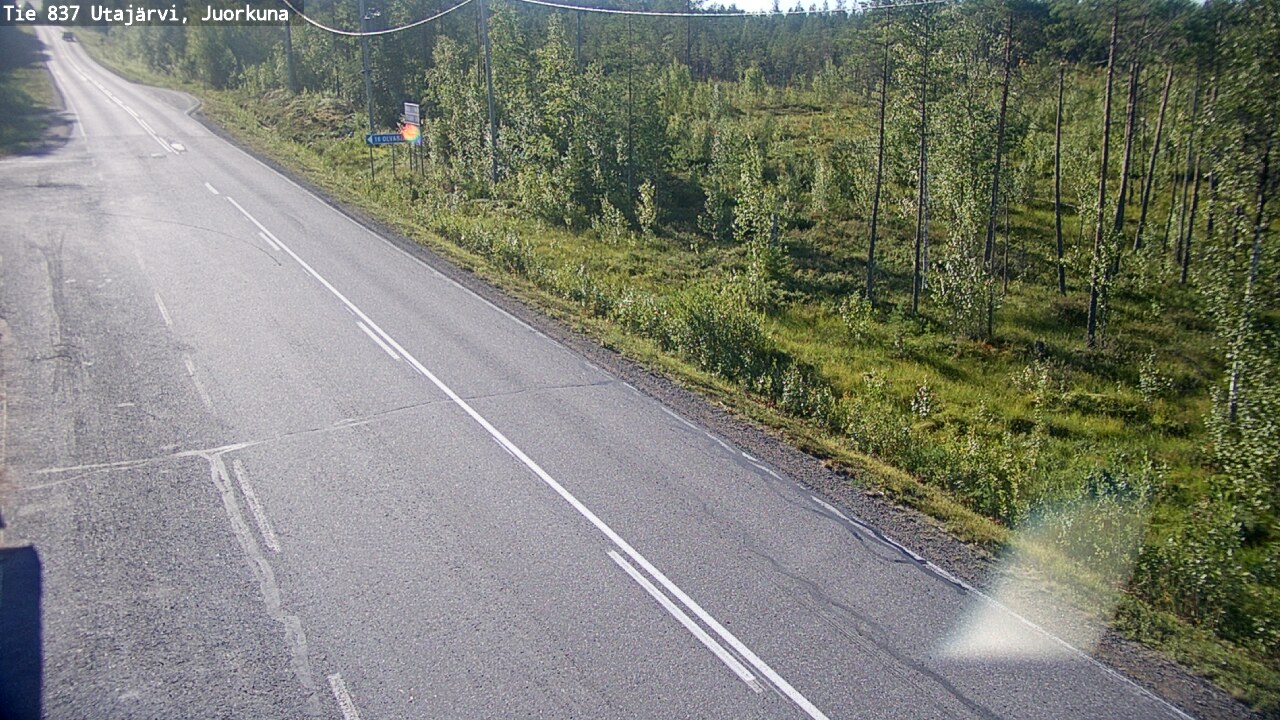 Kelikamerat Kuva Tie 837 Utajärvi, Juorkuna, Utajärvi, Pohjois-Pohjanmaa