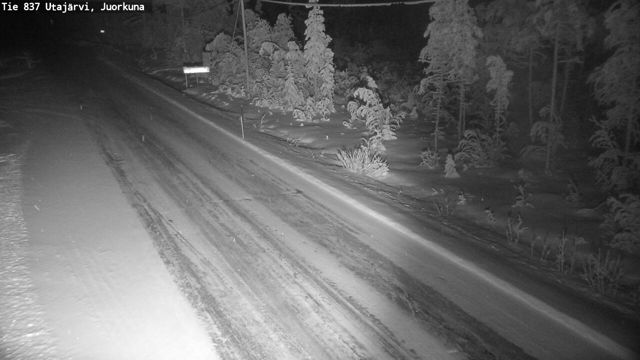 Kelikamerat Kuva Tie 837 Utajärvi, Juorkuna, Utajärvi, Pohjois-Pohjanmaa