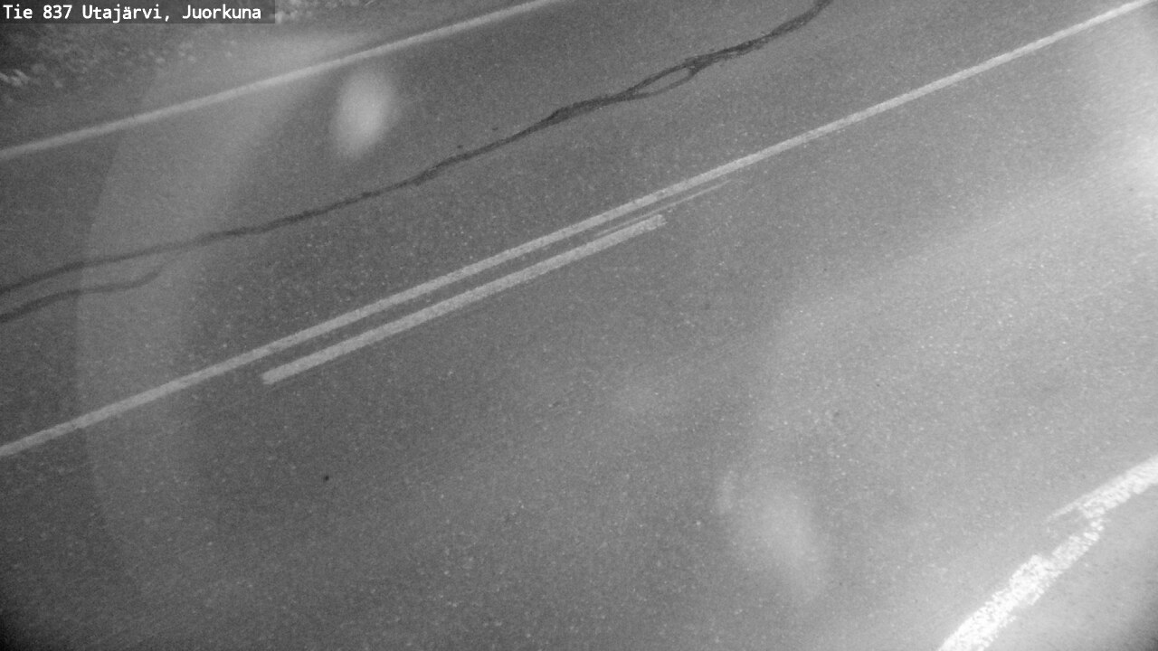Weather Camera Image Väg 837 Utajärvi, Juorkuna, Utajärvi, Pohjois-Pohjanmaa