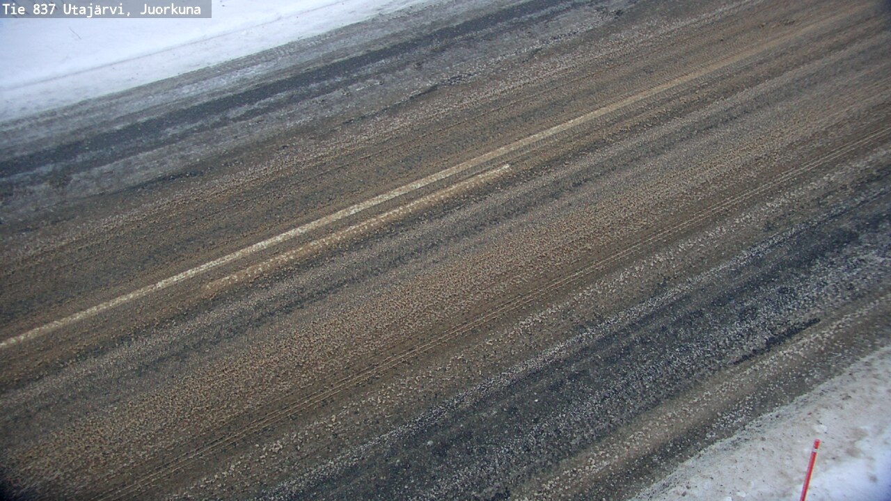Weather Camera Image Road 837 Utajärvi, Juorkuna, Utajärvi, Pohjois-Pohjanmaa