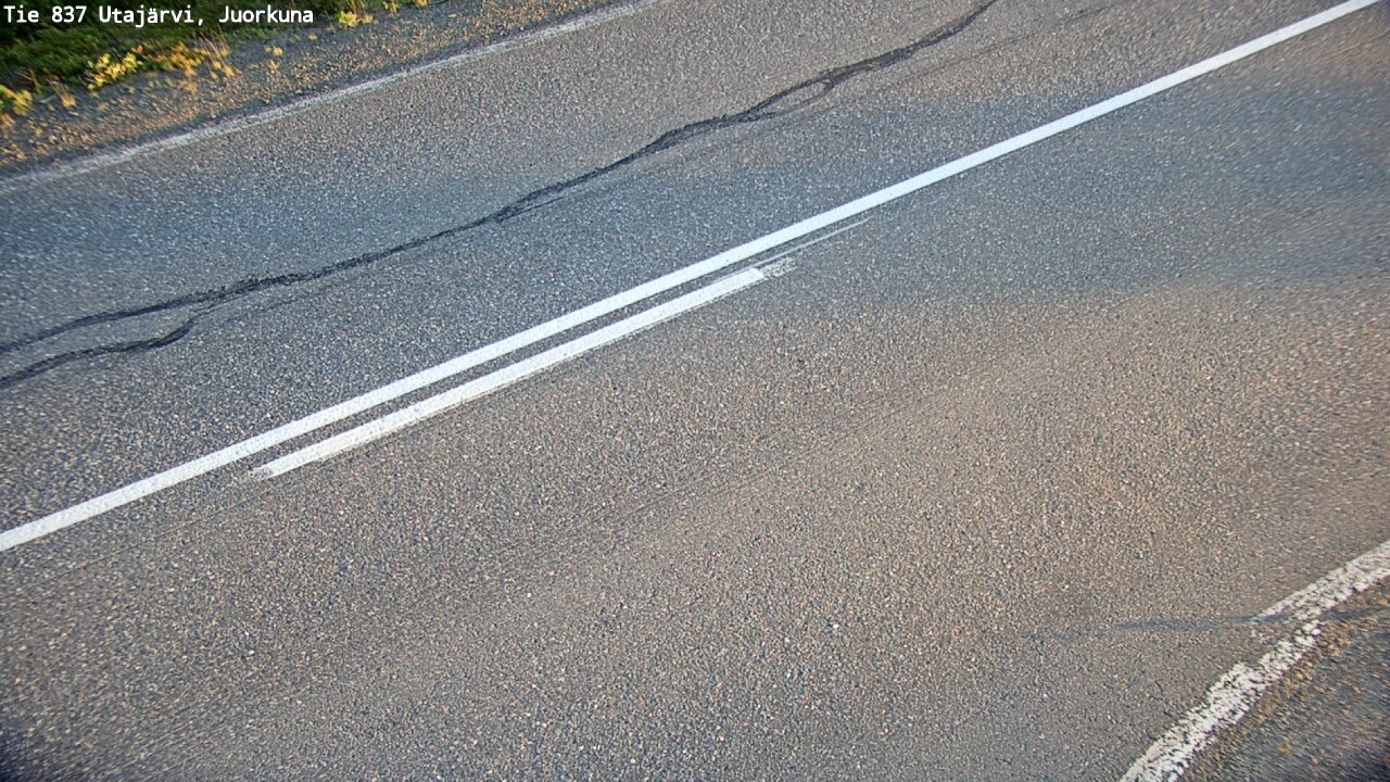 Weather Camera Image Road 837 Utajärvi, Juorkuna, Utajärvi, Pohjois-Pohjanmaa