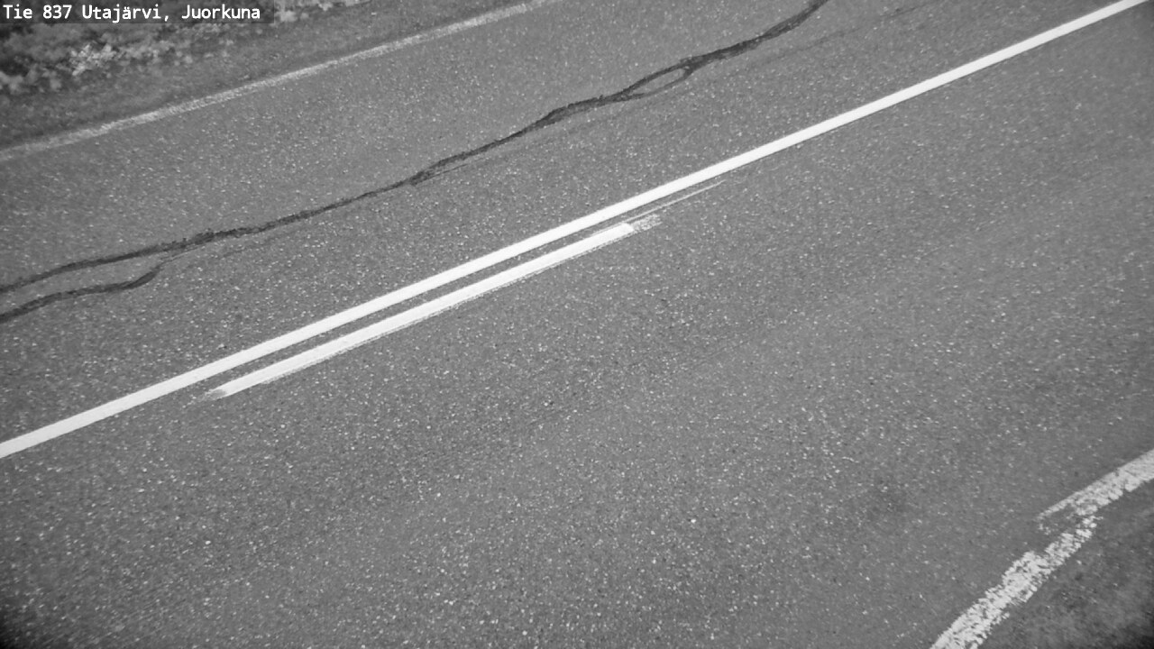 Weather Camera Image Road 837 Utajärvi, Juorkuna, Utajärvi, Pohjois-Pohjanmaa
