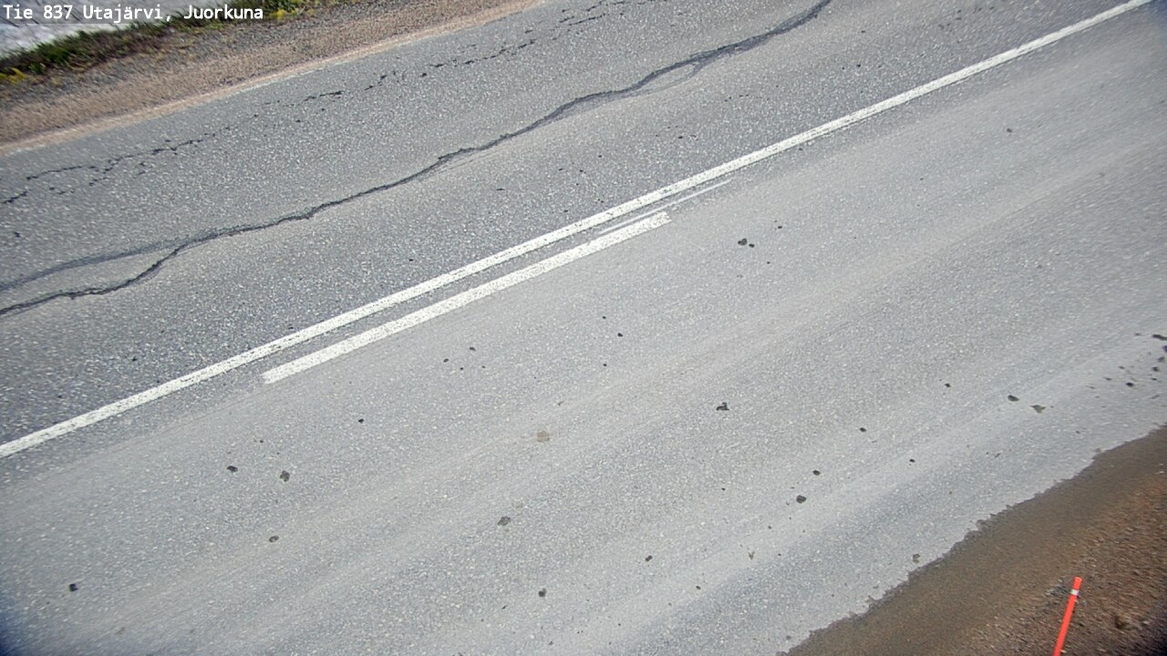 Weather Camera Image Road 837 Utajärvi, Juorkuna, Utajärvi, Pohjois-Pohjanmaa