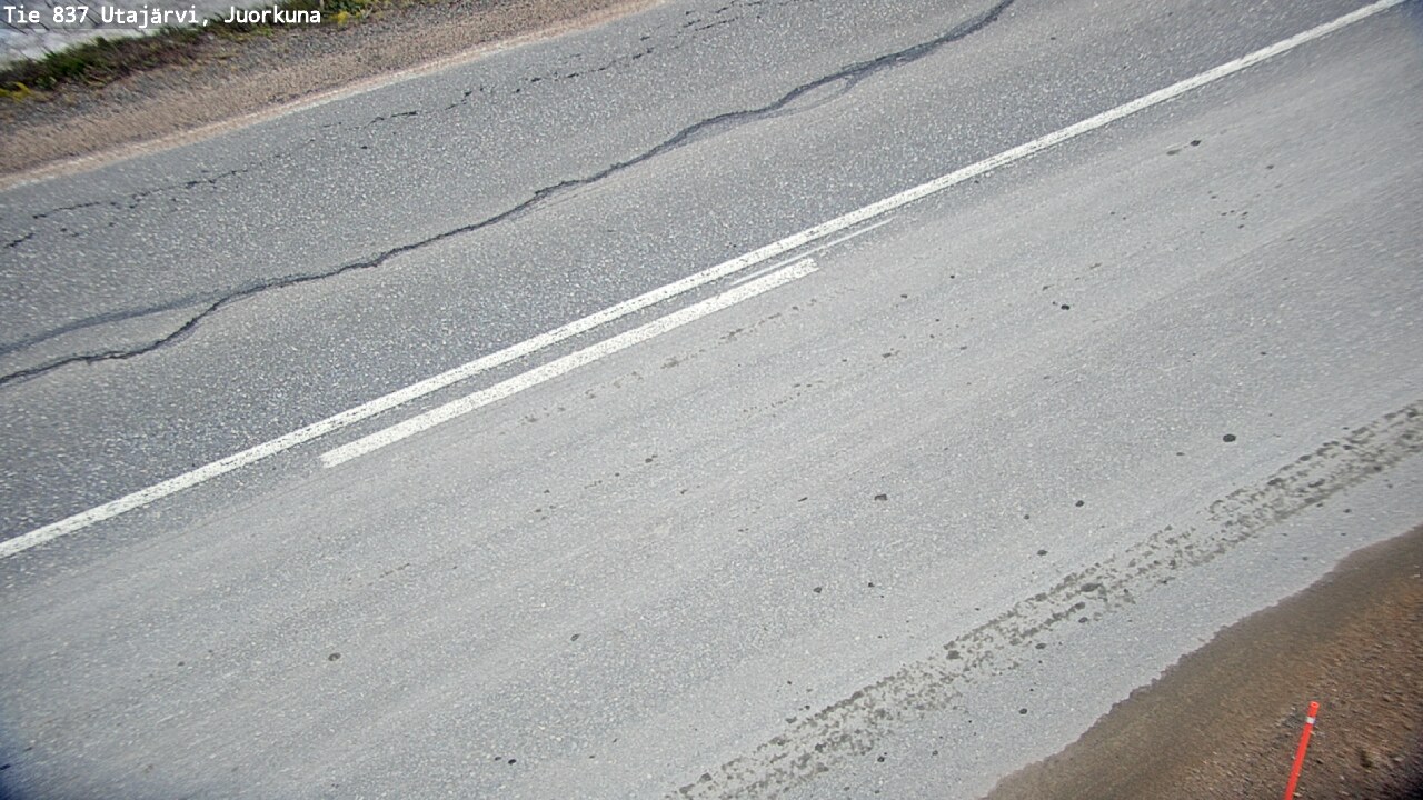 Weather Camera Image Road 837 Utajärvi, Juorkuna, Utajärvi, Pohjois-Pohjanmaa