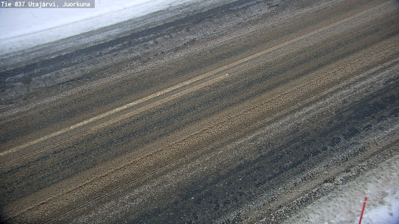 Weather Camera Image Road 837 Utajärvi, Juorkuna, Utajärvi, Pohjois-Pohjanmaa