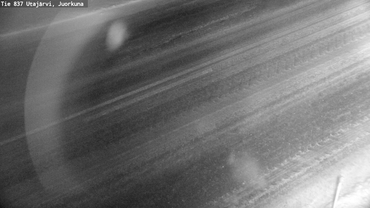 Weather Camera Image Väg 837 Utajärvi, Juorkuna, Utajärvi, Pohjois-Pohjanmaa