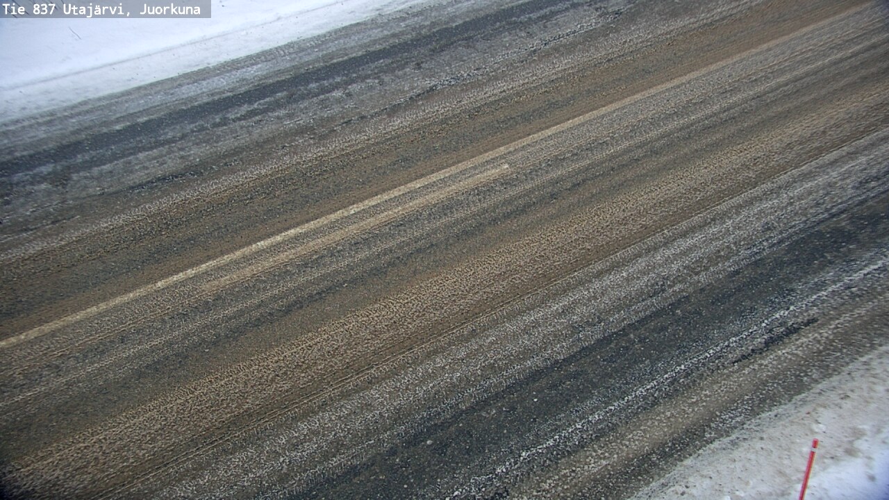 Weather Camera Image Road 837 Utajärvi, Juorkuna, Utajärvi, Pohjois-Pohjanmaa