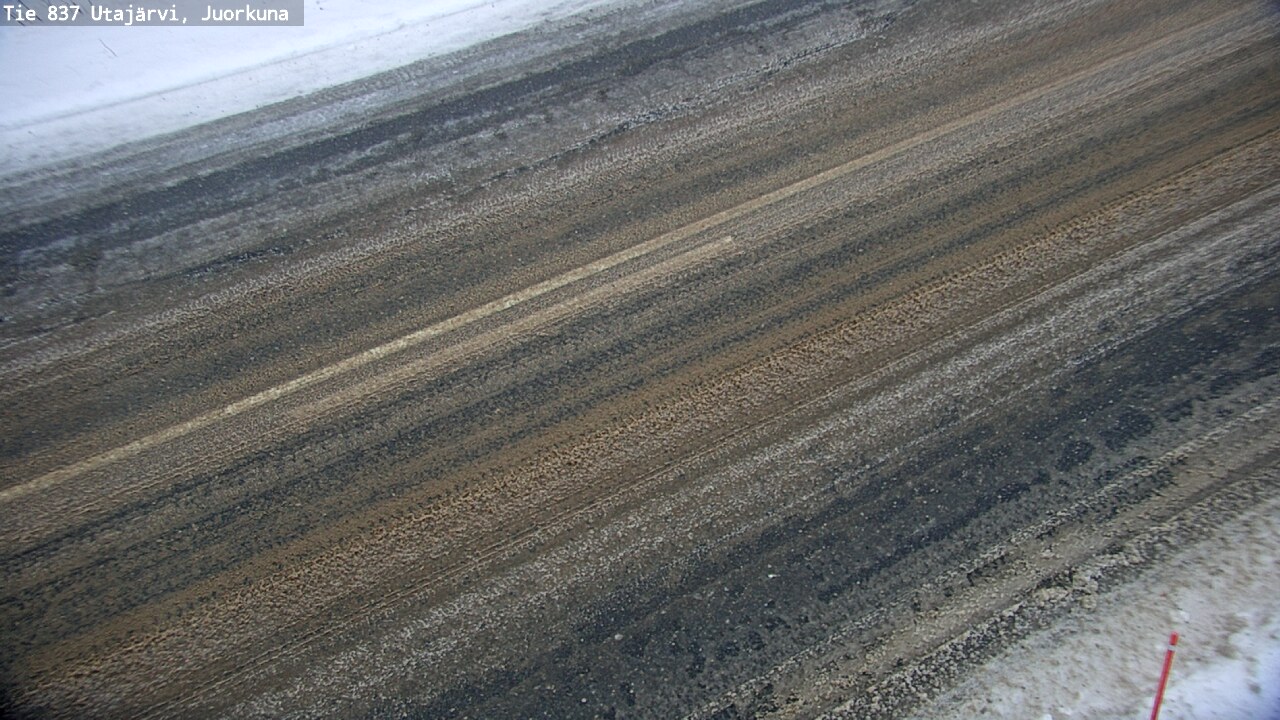 Weather Camera Image Road 837 Utajärvi, Juorkuna, Utajärvi, Pohjois-Pohjanmaa