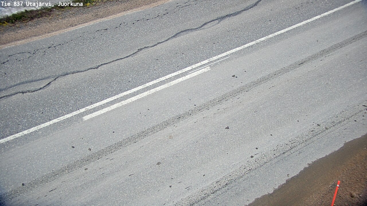 Weather Camera Image Road 837 Utajärvi, Juorkuna, Utajärvi, Pohjois-Pohjanmaa