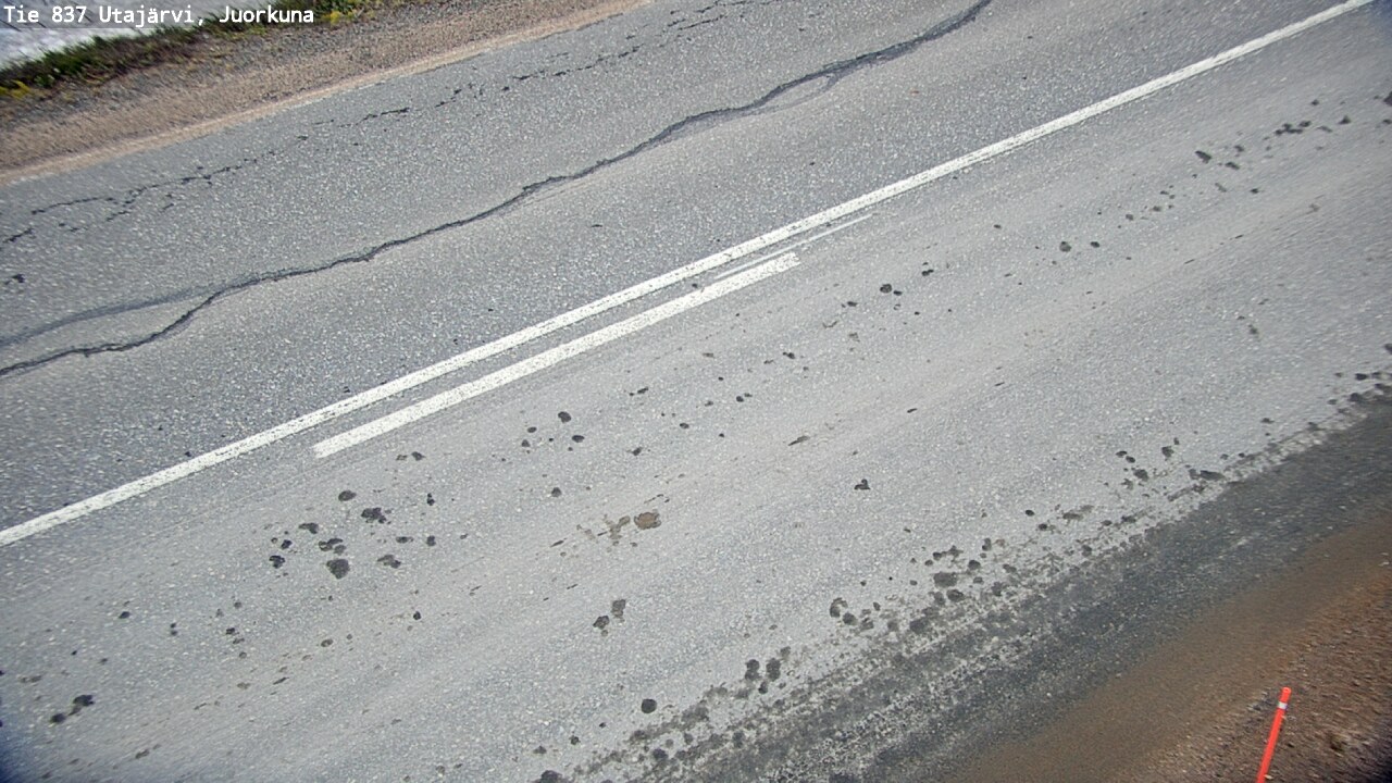 Weather Camera Image Road 837 Utajärvi, Juorkuna, Utajärvi, Pohjois-Pohjanmaa