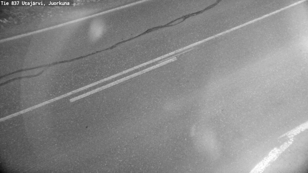 Weather Camera Image Väg 837 Utajärvi, Juorkuna, Utajärvi, Pohjois-Pohjanmaa