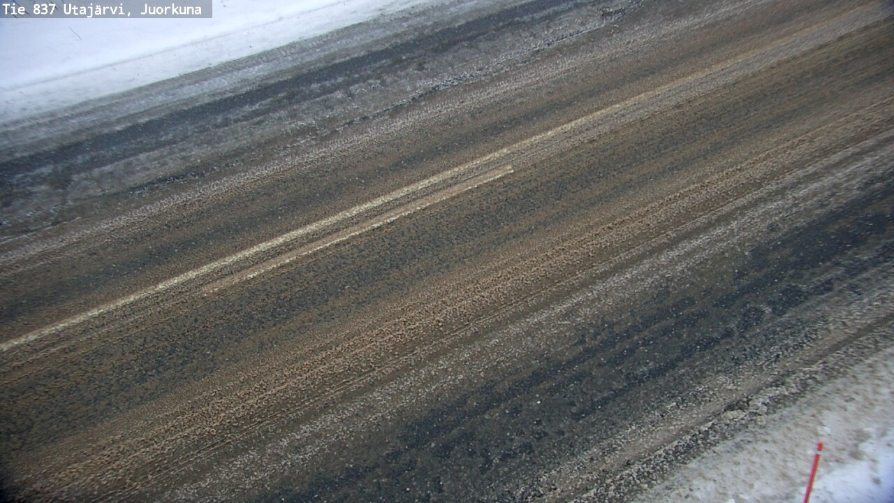 Weather Camera Image Road 837 Utajärvi, Juorkuna, Utajärvi, Pohjois-Pohjanmaa