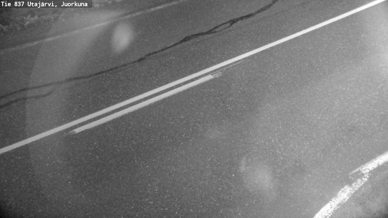 Weather Camera Image Road 837 Utajärvi, Juorkuna, Utajärvi, Pohjois-Pohjanmaa