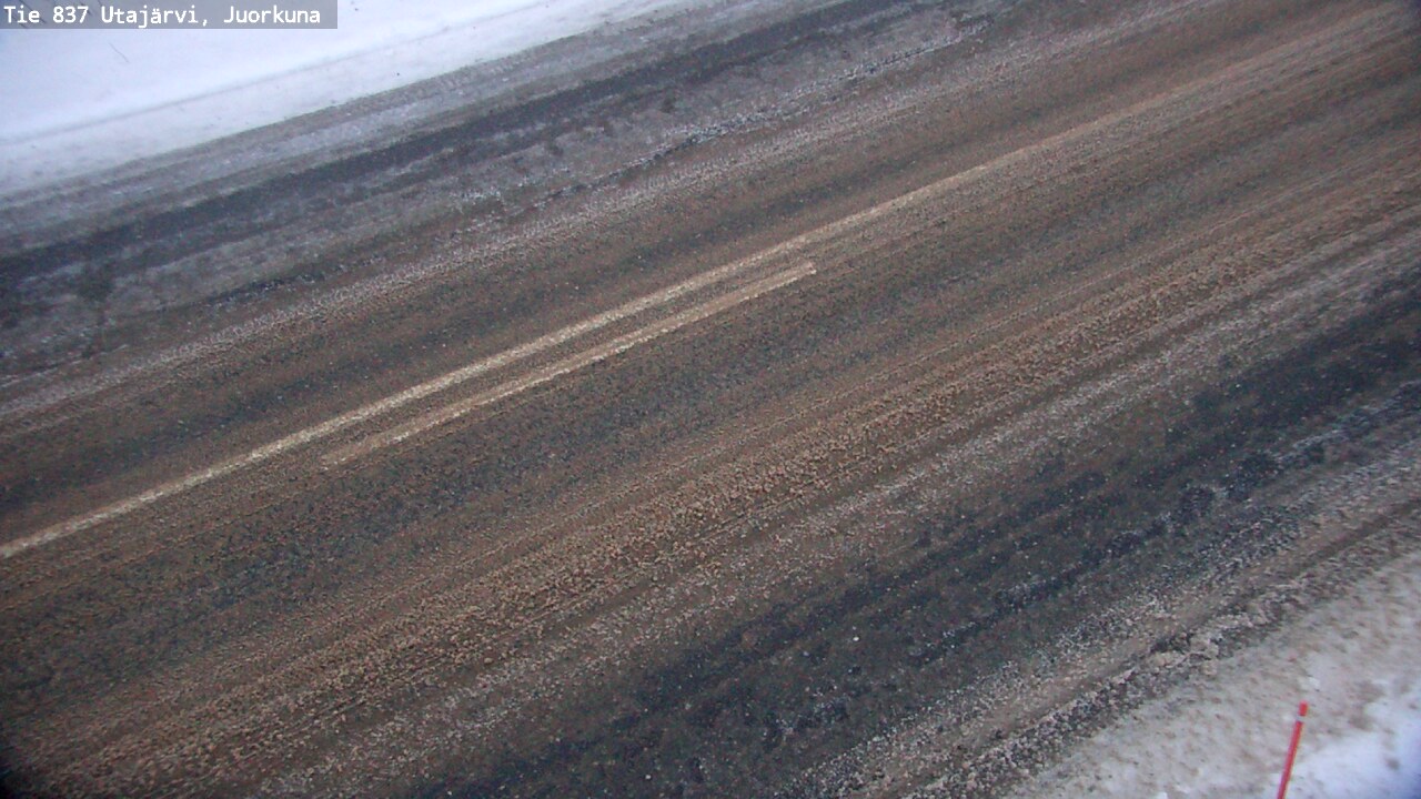 Weather Camera Image Road 837 Utajärvi, Juorkuna, Utajärvi, Pohjois-Pohjanmaa