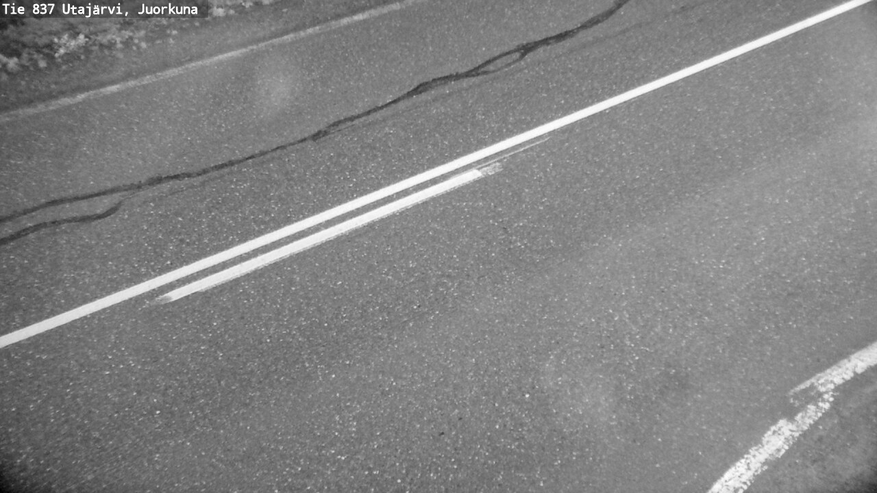 Weather Camera Image Road 837 Utajärvi, Juorkuna, Utajärvi, Pohjois-Pohjanmaa