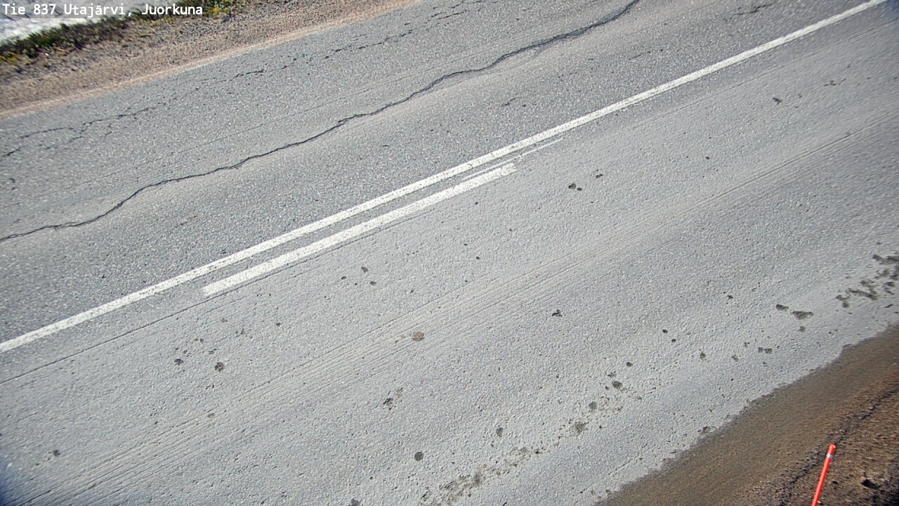 Weather Camera Image Road 837 Utajärvi, Juorkuna, Utajärvi, Pohjois-Pohjanmaa