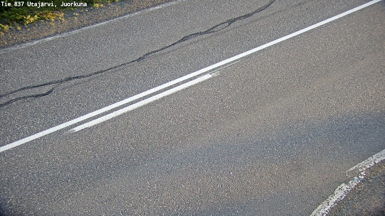 Weather Camera Image Road 837 Utajärvi, Juorkuna, Utajärvi, Pohjois-Pohjanmaa