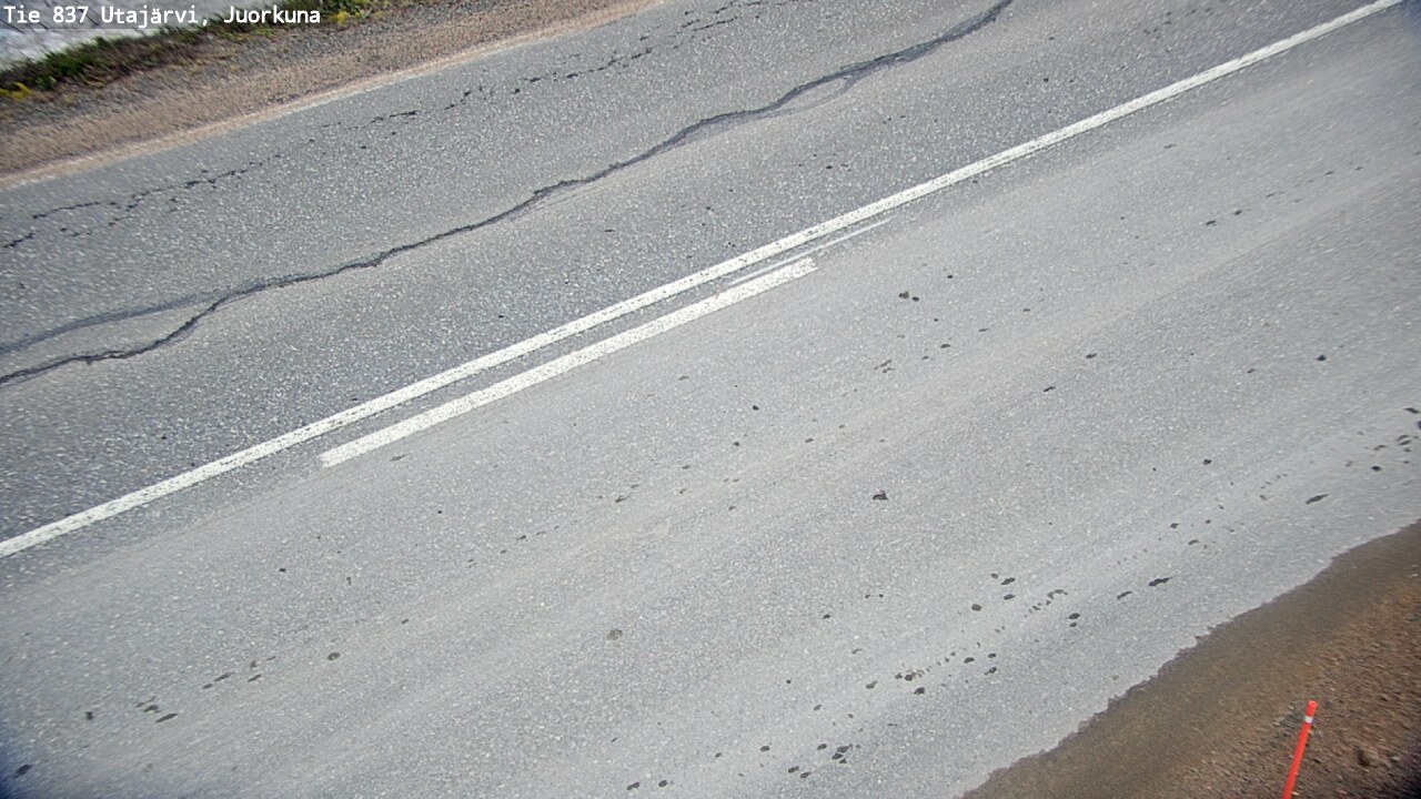 Weather Camera Image Road 837 Utajärvi, Juorkuna, Utajärvi, Pohjois-Pohjanmaa
