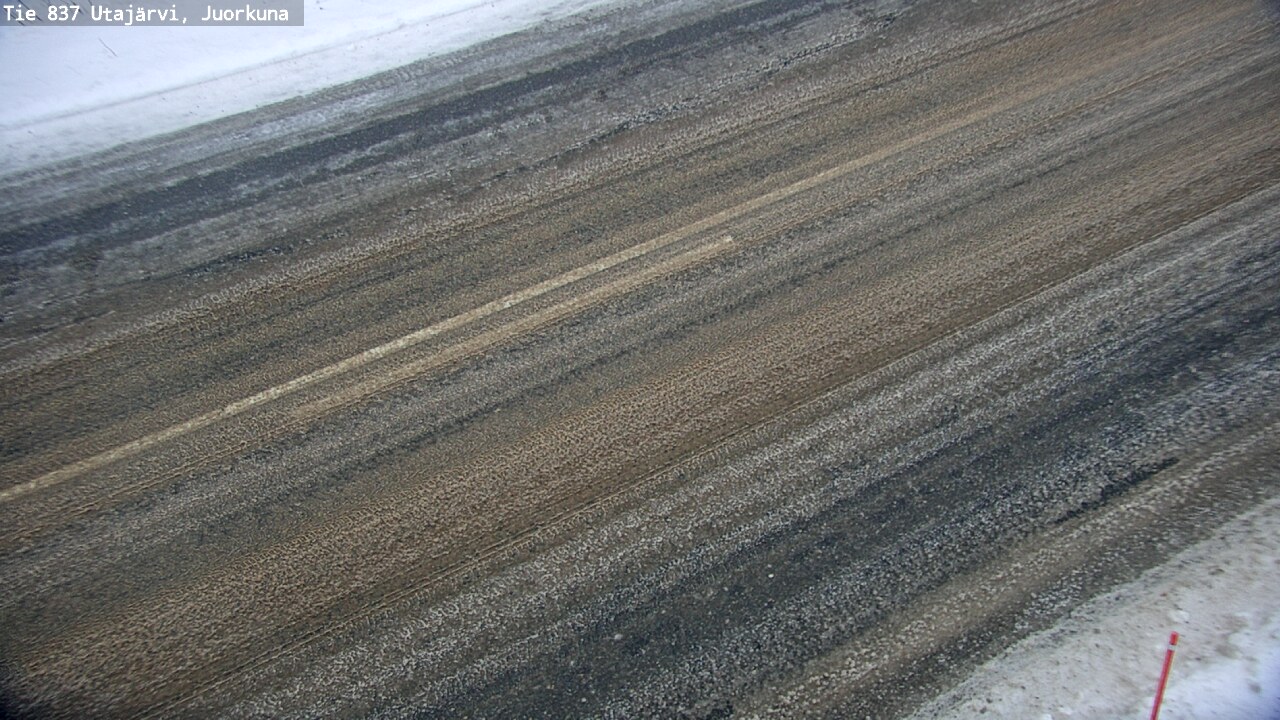 Weather Camera Image Road 837 Utajärvi, Juorkuna, Utajärvi, Pohjois-Pohjanmaa