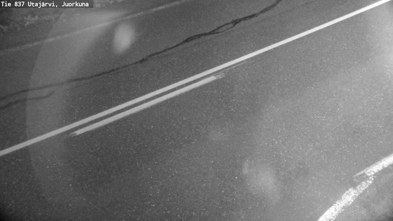 Weather Camera Image Road 837 Utajärvi, Juorkuna, Utajärvi, Pohjois-Pohjanmaa