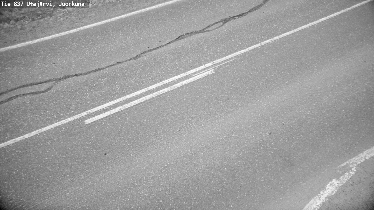 Weather Camera Image Road 837 Utajärvi, Juorkuna, Utajärvi, Pohjois-Pohjanmaa