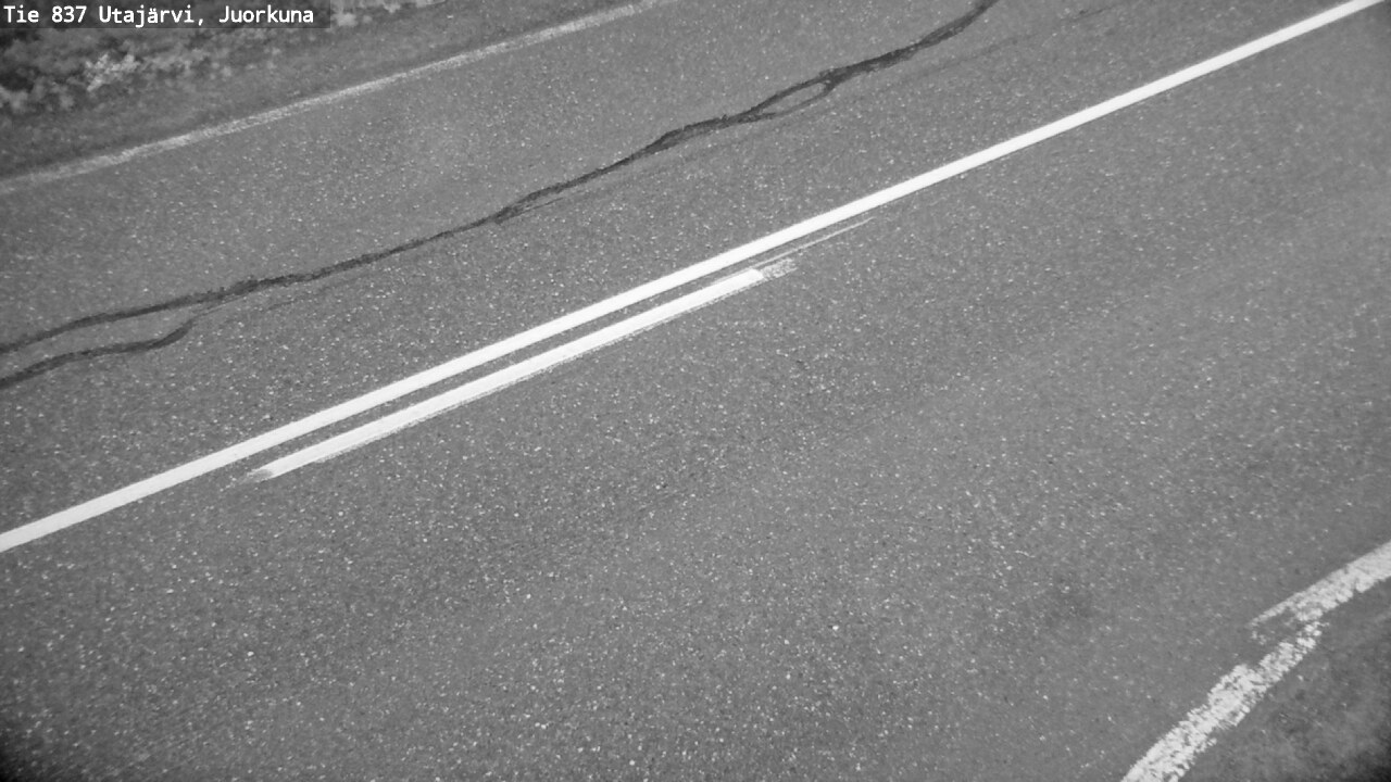 Weather Camera Image Road 837 Utajärvi, Juorkuna, Utajärvi, Pohjois-Pohjanmaa