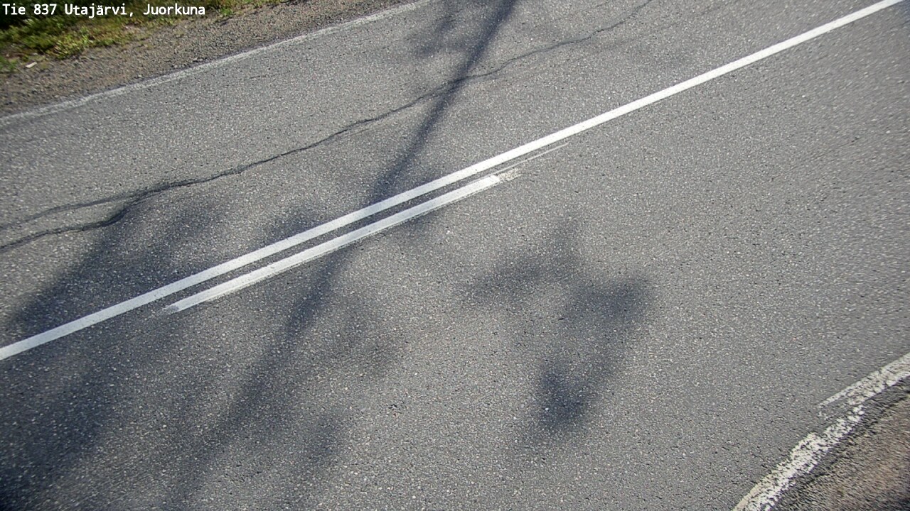 Weather Camera Image Road 837 Utajärvi, Juorkuna, Utajärvi, Pohjois-Pohjanmaa