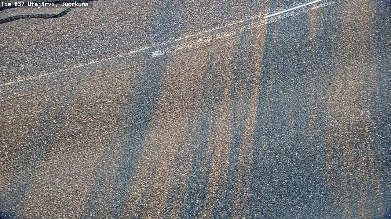 Weather Camera Image Road 837 Utajärvi, Juorkuna, Utajärvi, Pohjois-Pohjanmaa