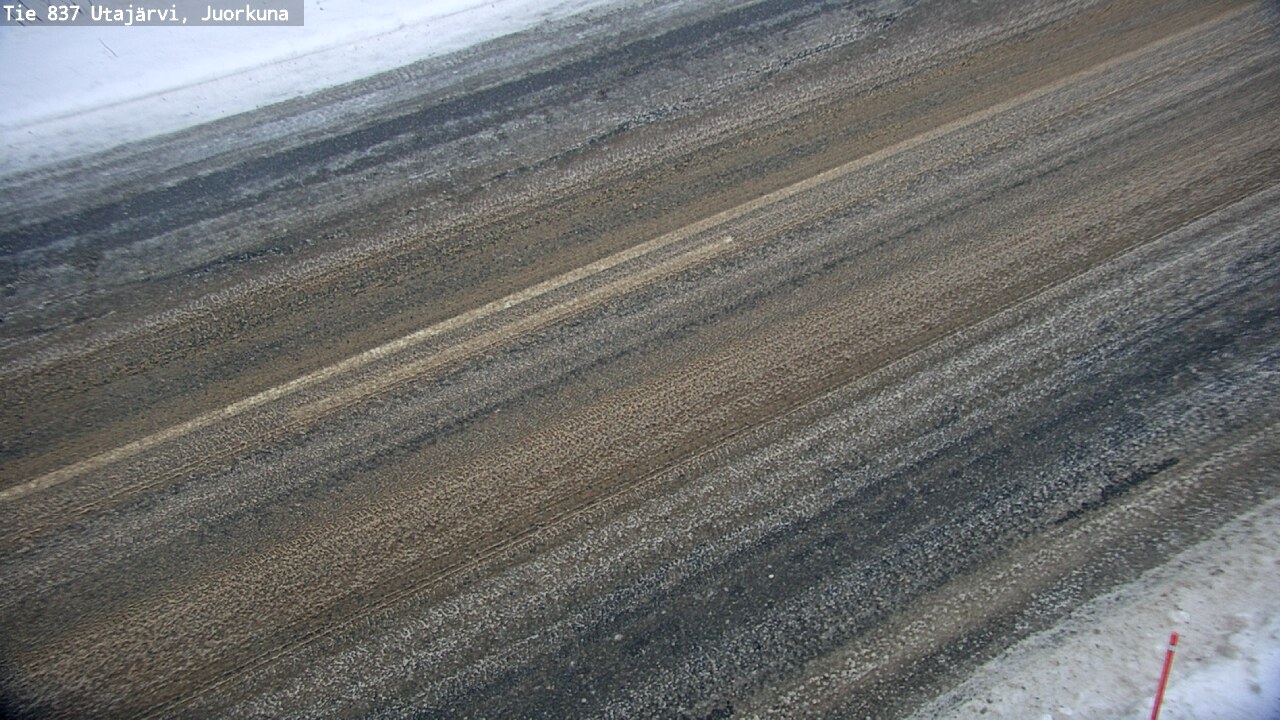 Weather Camera Image Road 837 Utajärvi, Juorkuna, Utajärvi, Pohjois-Pohjanmaa