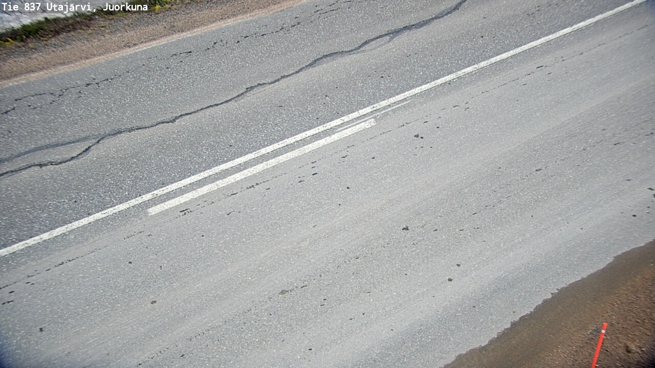 Weather Camera Image Road 837 Utajärvi, Juorkuna, Utajärvi, Pohjois-Pohjanmaa