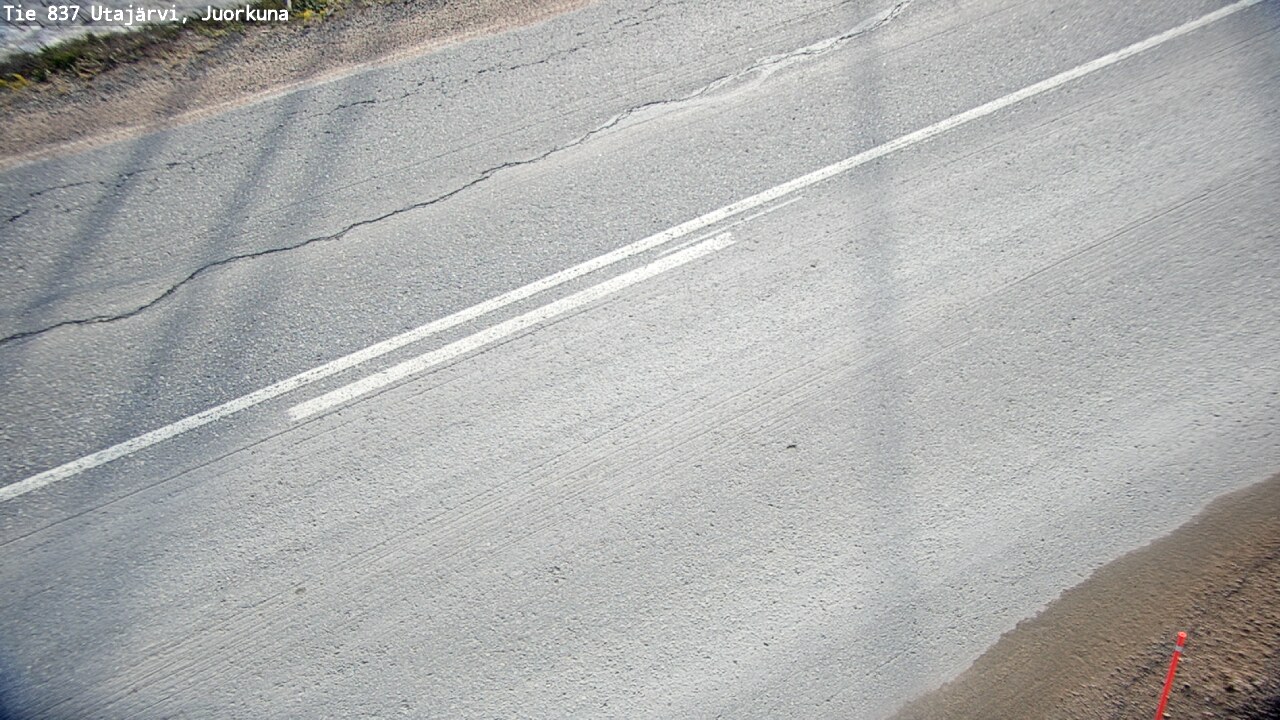 Weather Camera Image Road 837 Utajärvi, Juorkuna, Utajärvi, Pohjois-Pohjanmaa