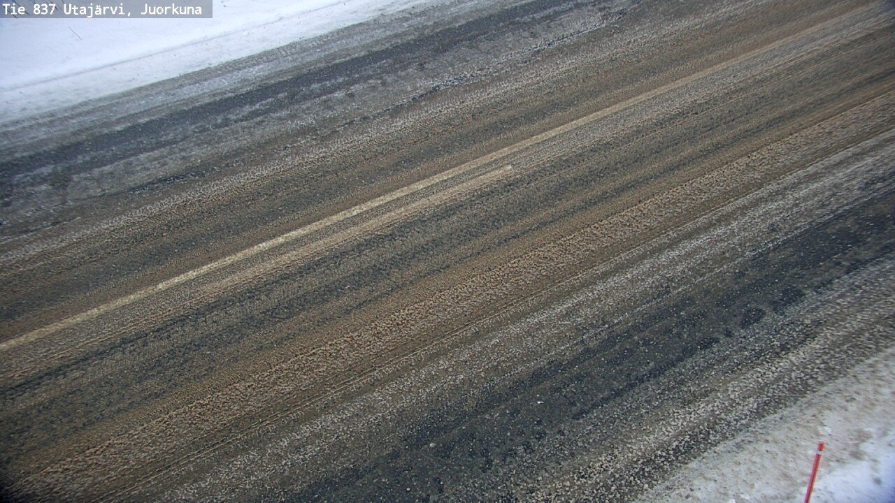 Weather Camera Image Road 837 Utajärvi, Juorkuna, Utajärvi, Pohjois-Pohjanmaa
