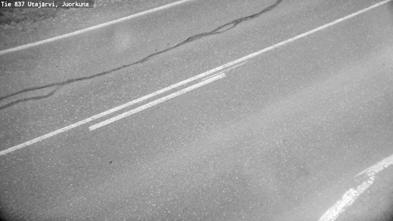 Weather Camera Image Road 837 Utajärvi, Juorkuna, Utajärvi, Pohjois-Pohjanmaa