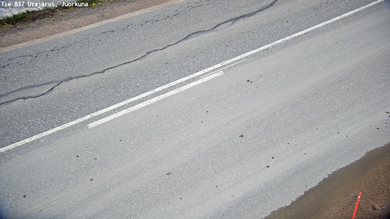 Weather Camera Image Road 837 Utajärvi, Juorkuna, Utajärvi, Pohjois-Pohjanmaa
