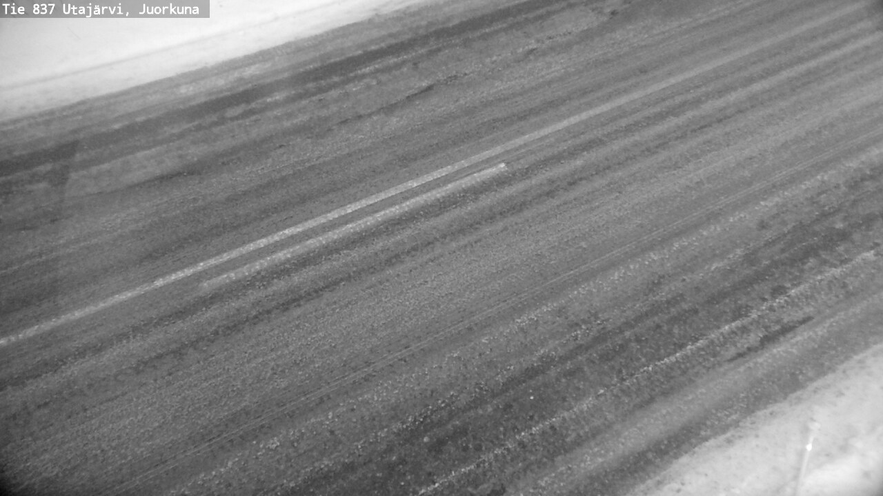 Weather Camera Image Road 837 Utajärvi, Juorkuna, Utajärvi, Pohjois-Pohjanmaa