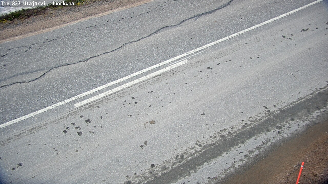 Weather Camera Image Road 837 Utajärvi, Juorkuna, Utajärvi, Pohjois-Pohjanmaa