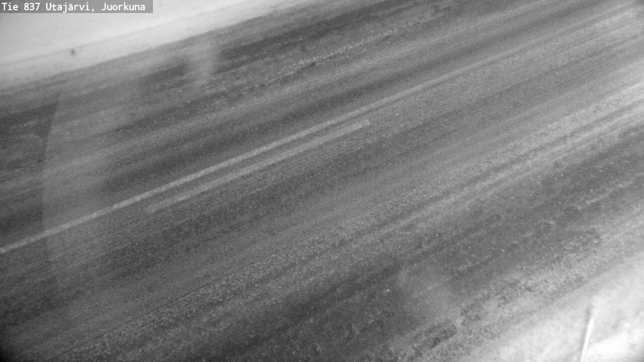 Weather Camera Image Väg 837 Utajärvi, Juorkuna, Utajärvi, Pohjois-Pohjanmaa
