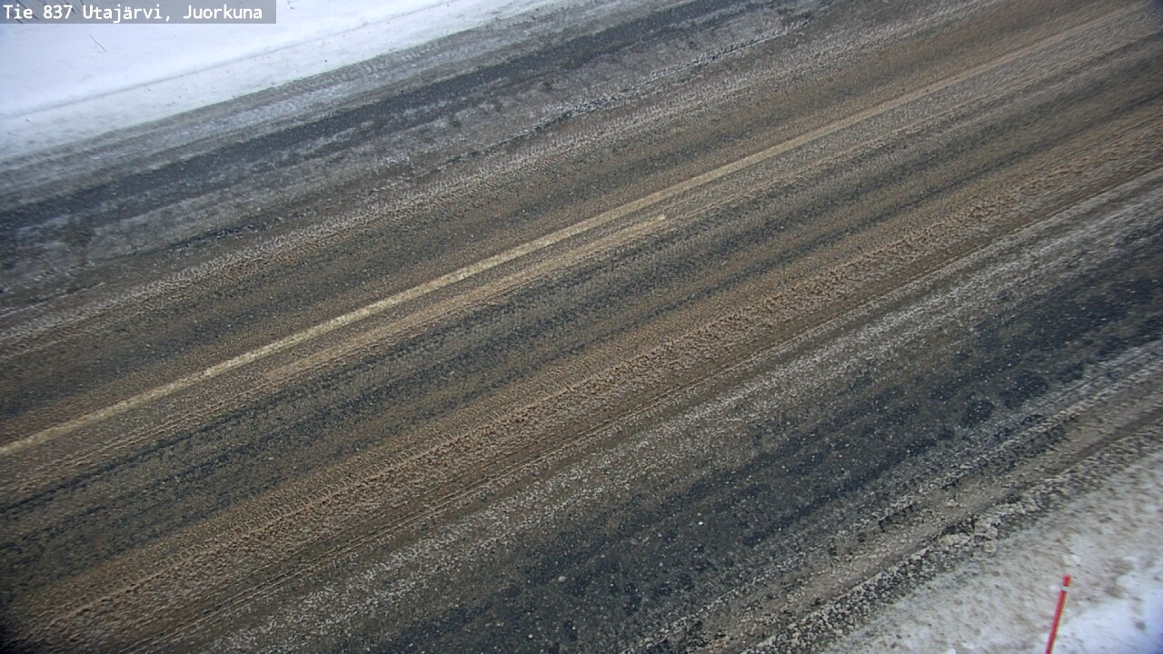 Weather Camera Image Road 837 Utajärvi, Juorkuna, Utajärvi, Pohjois-Pohjanmaa
