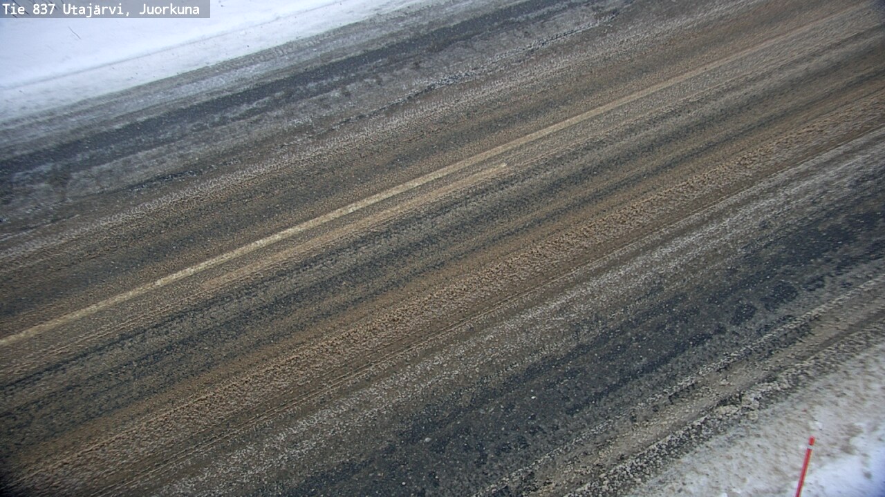 Weather Camera Image Road 837 Utajärvi, Juorkuna, Utajärvi, Pohjois-Pohjanmaa