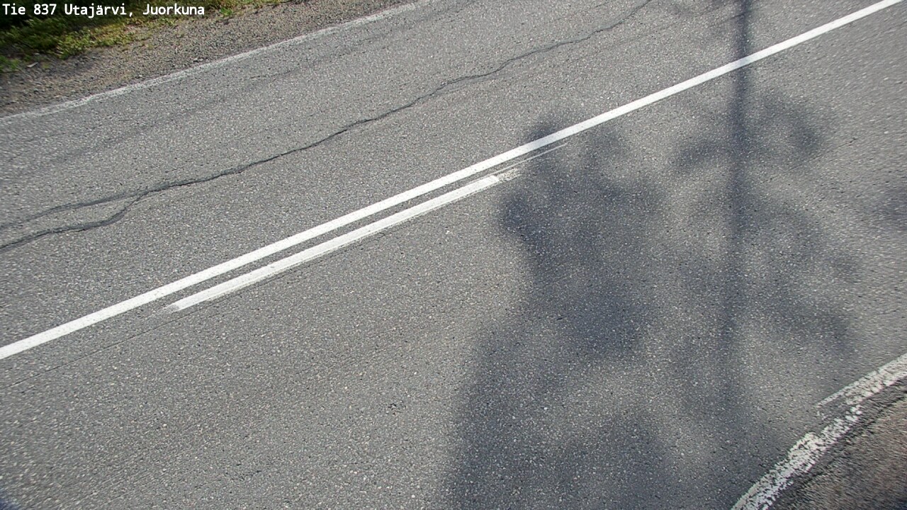 Weather Camera Image Road 837 Utajärvi, Juorkuna, Utajärvi, Pohjois-Pohjanmaa
