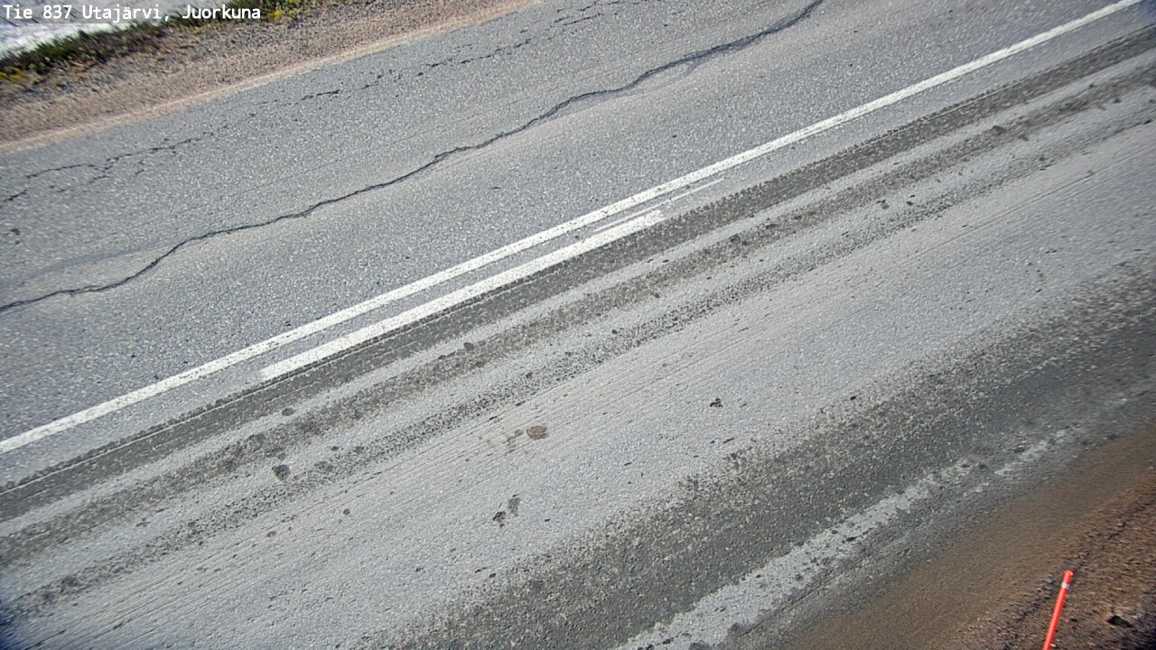 Weather Camera Image Road 837 Utajärvi, Juorkuna, Utajärvi, Pohjois-Pohjanmaa