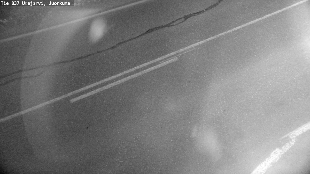 Weather Camera Image Väg 837 Utajärvi, Juorkuna, Utajärvi, Pohjois-Pohjanmaa