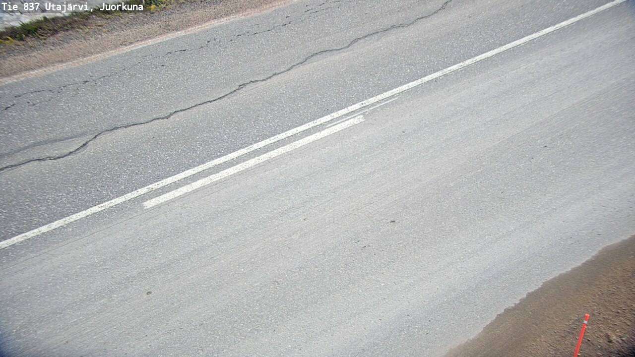 Weather Camera Image Road 837 Utajärvi, Juorkuna, Utajärvi, Pohjois-Pohjanmaa
