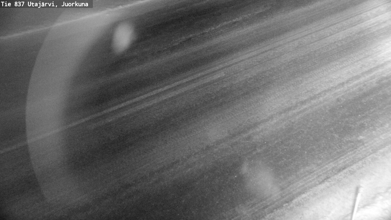 Weather Camera Image Väg 837 Utajärvi, Juorkuna, Utajärvi, Pohjois-Pohjanmaa