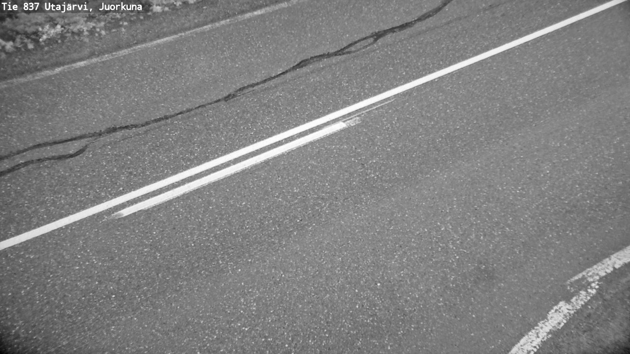 Weather Camera Image Road 837 Utajärvi, Juorkuna, Utajärvi, Pohjois-Pohjanmaa