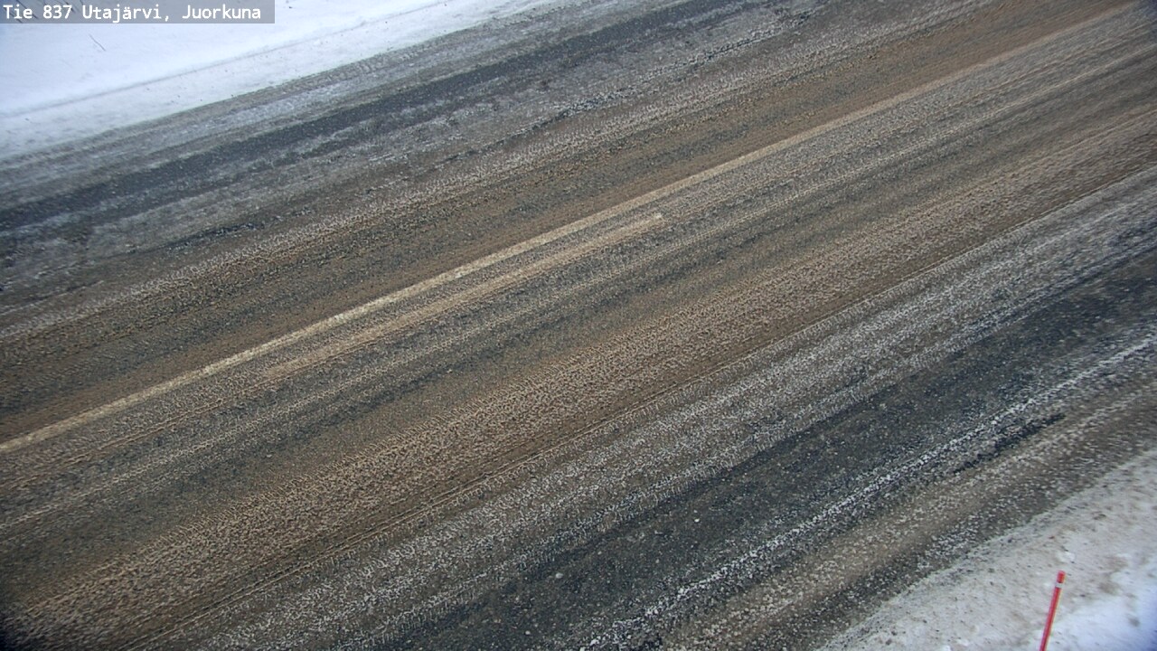 Weather Camera Image Road 837 Utajärvi, Juorkuna, Utajärvi, Pohjois-Pohjanmaa