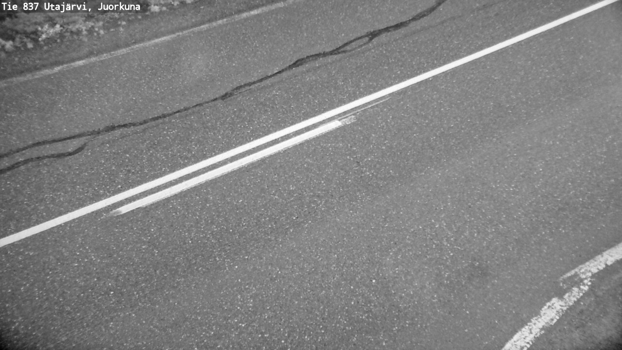 Weather Camera Image Road 837 Utajärvi, Juorkuna, Utajärvi, Pohjois-Pohjanmaa