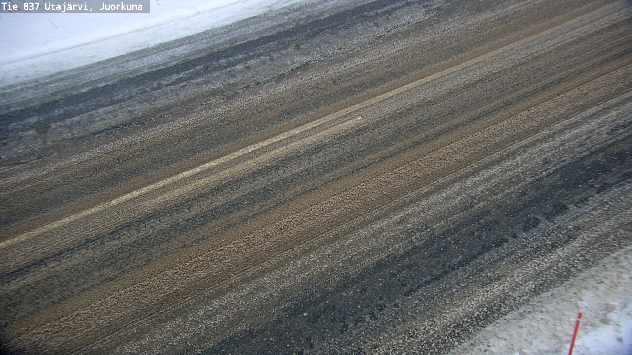 Weather Camera Image Road 837 Utajärvi, Juorkuna, Utajärvi, Pohjois-Pohjanmaa